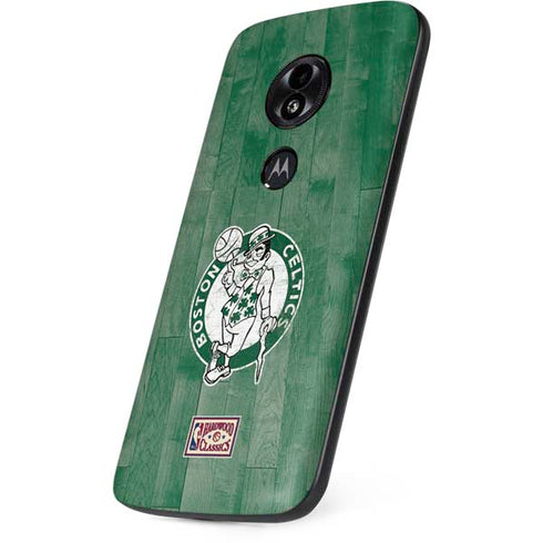 NBA Boston Celtics Hardwood Classics Moto E5 Play Skin